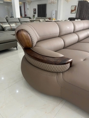 Bộ sofa da bò nhập khẩu SG523