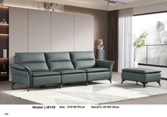 Bộ sofa da bò nhập khẩu LJ8159