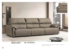 Bộ sofa da bò nhập khẩu LJ8211