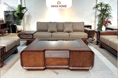 BỘ SOFA GỖ SỒI CAO CẤP MTKC036
