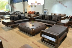 BỘ SOFA GỖ SỒI CAO CẤP MTKC034