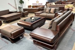 BỘ SOFA GỖ SỒI CAO CẤP MTKC034