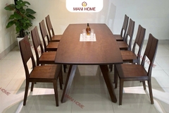 BỘ BÀN ĂN GỖ SỒI CAO CẤP 6 GHẾ GV012.M1 – MTK H012.M1