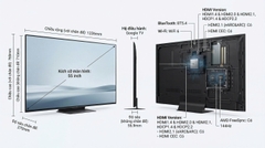 Google Tivi TCL SQD-Mini LED 4K 55 Inch 55C8L