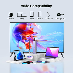 Bộ Chuyển Đổi Type-C UGREEN 60515 4K*2K/60Hz HDMI LAN USB 3.0 PD  Phú Quốc