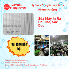 Máy In Ra Chữ Mờ, Sọc Dọc – Dịch Vụ Sửa Chữa Phú Quốc | Máy Tính Phú Quốc | Vi Tính Hải Đăng