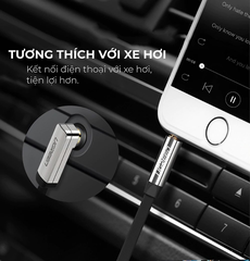 Dây Audio 3.5mm Dẹt Đầu Vuông 90 Độ UGREEN AV119 | Phú Quốc