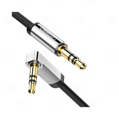 Dây Audio 3.5mm Dẹt Đầu Vuông 90 Độ UGREEN AV119 | Phú Quốc