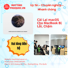 Cài Lại macOS Cho MacBook Bị Lỗi, Chậm
