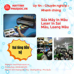 Sửa Máy In Màu Laser In Sai Màu, Loang Màu – Dịch Vụ Sửa Chữa Phú Quốc | Máy Tính Phú Quốc | Vi Tính Hải Đăng