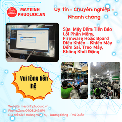 Sửa Máy Đếm Tiền Báo Lỗi Phần Mềm, Firmware Hoặc Board Điều Khiển – Khiến Máy Đếm Sai, Treo Máy, Không Khởi Động – Dịch Vụ Sửa Chữa Phú Quốc | Máy Tính Phú Quốc | Vi Tính Hải Đăng