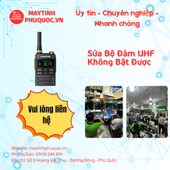 Sửa Bộ Đàm UHF Không Bật Được – Dịch Vụ Sửa Chữa Phú Quốc | Máy Tính Phú Quốc | Vi Tính Hải Đăng