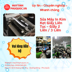 Máy In Kim Kẹt Giấy Liên Tục – Giấy 2 Liên / 3 Liên – Dịch Vụ Sửa Chữa Phú Quốc | Máy Tính Phú Quốc | Vi Tính Hải Đăng
