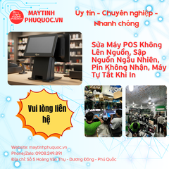 Sửa Máy POS Không Lên Nguồn, Sập Nguồn Ngẫu Nhiên, Pin Không Nhận, Máy Tự Tắt Khi In  – Dịch Vụ Sửa Chữa Phú Quốc | Máy Tính Phú Quốc | Vi Tính Hải Đăng