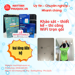 Khảo sát – thiết kế – thi công WiFi trọn gói – Dịch Vụ Thi Công Lắp Đặt Phú Quốc | Máy Tính Phú Quốc | Vi Tính Hải Đăng