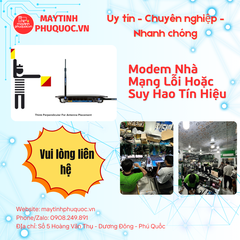 Modem Nhà Mạng Lỗi Hoặc Suy Hao Tín Hiệu – Dịch Vụ Sửa Chữa Phú Quốc | Máy Tính Phú Quốc | Vi Tính Hải Đăng