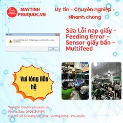 Sửa Lỗi nạp giấy – Feeding Error – Sensor giấy bẩn – Dịch Vụ Sửa Chữa Phú Quốc | Máy Tính Phú Quốc | Vi Tính Hải Đăng