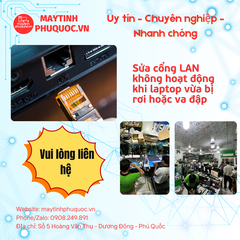 Sửa cổng LAN không hoạt động khi laptop vừa bị rơi hoặc va đập – Dịch Vụ Sửa Chữa Laptop Phú Quốc | Máy Tính Phú Quốc | Vi Tính Hải Đăng