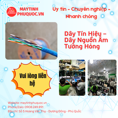 Dây Tín Hiệu – Dây Nguồn Âm Tường Hỏng – Dịch Vụ Sửa Chữa Phú Quốc | Máy Tính Phú Quốc | Vi Tính Hải Đăng