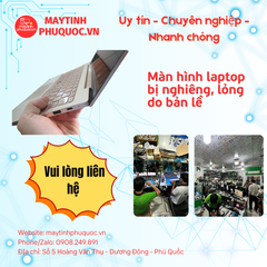 Màn hình laptop bị nghiêng, lỏng do bản lề - Dịch Vụ Sửa Chữa Laptop Phú Quốc | Máy Tính Phú Quốc | Vi Tính Hải Đăng