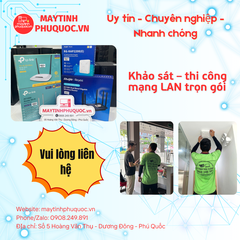 Khảo sát – thi công mạng LAN trọn gói – Dịch Vụ Thi Công Lắp Đặt Phú Quốc | Máy Tính Phú Quốc | Vi Tính Hải Đăng