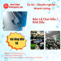 Bản Lề Chai Dầu / Khô Dầu – Dịch Vụ Sửa Chữa Phú Quốc | Máy Tính Phú Quốc | Vi Tính Hải Đăng