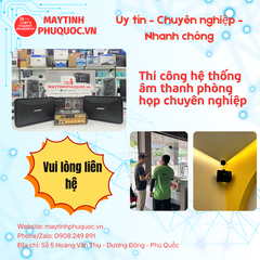 Thi công hệ thống âm thanh phòng họp chuyên nghiệp – Dịch Vụ Thi Công Lắp Đặt Phú Quốc | Máy Tính Phú Quốc | Vi Tính Hải Đăng