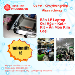 Bản Lề Laptop Oxi Hóa – Kẹt – Rít – Ăn Mòn Kim Loại – Dịch Vụ Sửa Chữa Phú Quốc | Máy Tính Phú Quốc | Vi Tính Hải Đăng