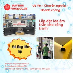 Lắp đặt loa âm trần cho công trình – Dịch Vụ Thi Công Lắp Đặt Phú Quốc | Máy Tính Phú Quốc | Vi Tính Hải Đăng