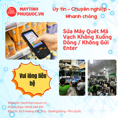 Sửa Máy Quét Mã Vạch Không Xuống Dòng / Không Gửi Enter – Dịch Vụ Sửa Chữa Phú Quốc | Máy Tính Phú Quốc | Vi Tính Hải Đăng