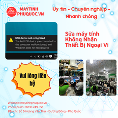 Sửa Máy Tính Không Nhận Thiết Bị Ngoại Vi – Dịch Vụ Sửa Chữa PC Phú Quốc | Máy Tính Phú Quốc | Vi Tính Hải Đăng