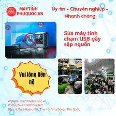 Chạm USB Gây Sập Nguồn – Dịch Vụ Sửa Chữa PC Phú Quốc | Máy Tính Phú Quốc | Vi Tính Hải Đăng