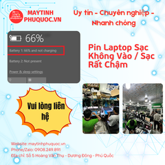 Pin Laptop Sạc Không Vào / Sạc Rất Chậm – Dịch Vụ Sửa Chữa Laptop Phú Quốc | Máy Tính Phú Quốc | Vi Tính Hải Đăng