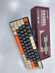 Bàn phím Cơ không dây E-DRA EK368L BeTa (Grey-White) Blue