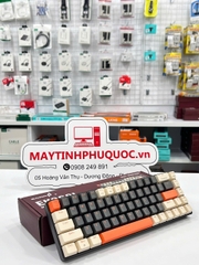 Bàn phím Cơ không dây E-DRA EK368L BeTa (Grey-White) Blue