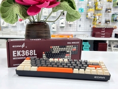 Bàn phím Cơ không dây E-DRA EK368L BeTa (Grey-White) Blue