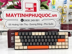 Bàn phím Cơ không dây E-DRA EK368L BeTa (Grey-White) Blue