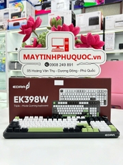 Bàn phím Edra EK398W Black-White-Green