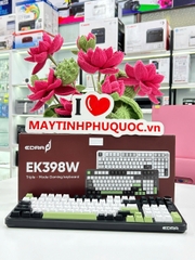 Bàn phím Edra EK398W Black-White-Green