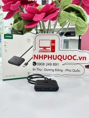 Bộ chia Hub USB 3.0 4 cổng màu đen dài 50cm Ugreen