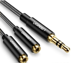 Cáp chia Audio 3.5mm ra 2 cổng 3.5mm (AV123) Ugreen