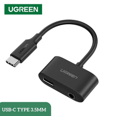 Bộ chuyển đổi có chipset hỗ trợ samsung nguồn PD 7cm usb type c sang 3.5mm Ugreen CM231 60164