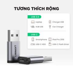 Đầu chuyển USB 3.0 sang USB type C (US276) Ugreen 50533