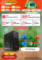 PC Văn Phòng Intel Core i3 12100 – Hiệu Năng Ổn Định, Giá Cực Tốt!