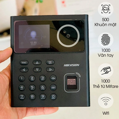 Máy chấm công nhận diện khuôn mặt, vân tay HIKVISION SH-K1T9320MFWX
