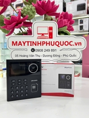Máy chấm công nhận diện khuôn mặt, vân tay HIKVISION SH-K1T9320MFWX