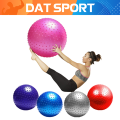 Bóng Tập Yoga Gym Trơn - Bóng Yoga Có Gai Massage Size 65cm Cao Cấp