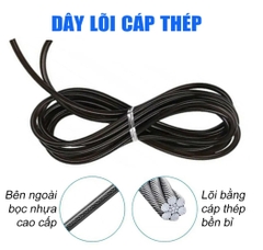 DÂY NHẢY THỂ DỤC LÕI THÉP DÀI 2M9