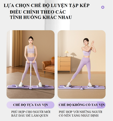 Bộ Dụng Cụ Pilates Tập Thể Dục Đa Năng Giúp Bụng Săn Chắc , Thon Gọn  , Đốt Calo Hiệu Quả Tại Nhà - PLT1