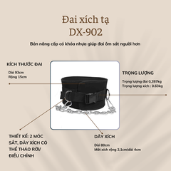 Đai Lưng Đeo Tạ Có Xích DX-902
